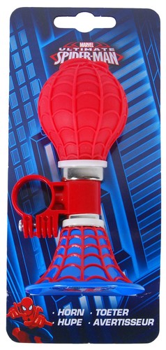 Spiderman bike horn - bike, red