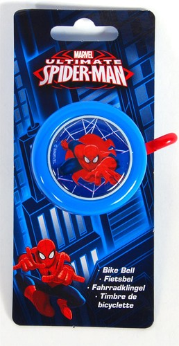 Spiderman bike bell blue - bell,